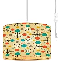 Plug in Pendant Light Mid century fifties modern atomic